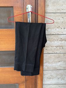 Black Coat Pant Set For Men