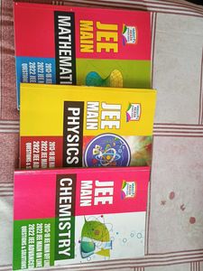 JEE Main Chemistry, Phy And Math Books