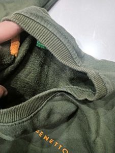 mehndi green mens Winter Hoodie Without cap