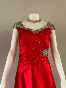 Stunning Red Embellished Gown
