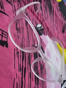 Clear Frame Glasses with blue ray