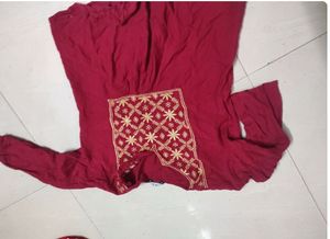 Peplum Top Combo Umbrella Sleeve .
