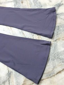 Purple High rise Flare Leggings