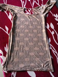 woman peach kurta
