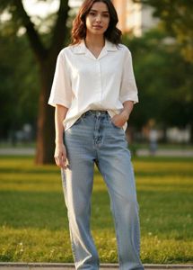 ZARA Women's oversized Shirt