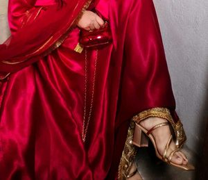 Shiny Red Handbag
