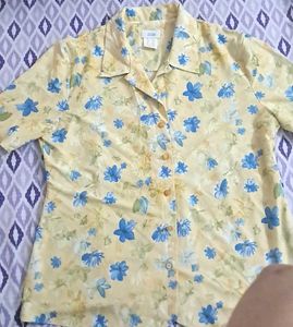 Floral shirt with black n white striped shir