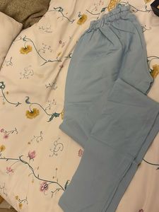 Baby Blue Casual Pants/ Churidar