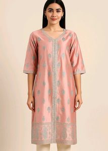 Xxl New Unused Avaasa Pink Kurta