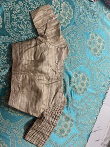 Elegant Beige party Wear Blouse