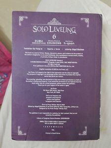 Solo Leveling Volume 6 Manga (