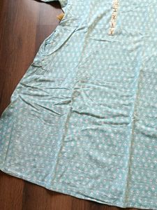 Light Blue Printed Kurta (xL)