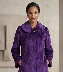 Vibrant Purple Women's Coat