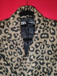 Zara Leopard Print Coat