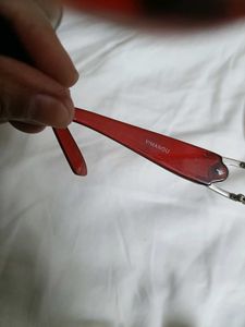 Red Framed Sunglasses