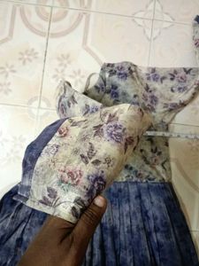 Floral Print Kurta