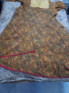 Elegant Printed Anarkali Kurta
