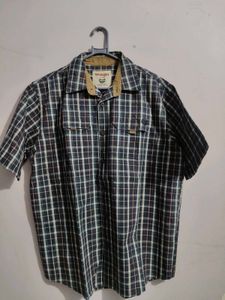 Wrangler Men's Plaid Short Sleeve Shirt