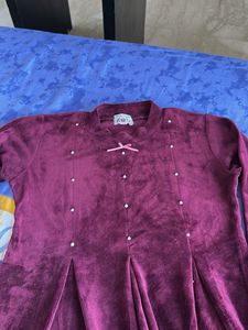 Girls' Velvet Dress