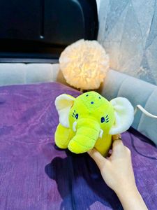Cute Yellow Elephant Plush Toy