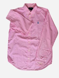 Ralph Lauren Pink Stripe Button-Down Shirt