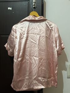 baby Pink satin  Pajama Set