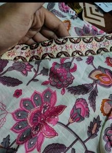Beautiful Floral Print Kurta