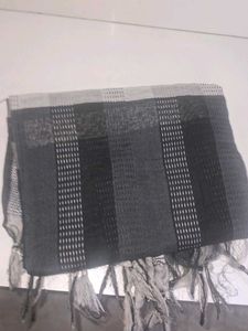 Striped black dupatta