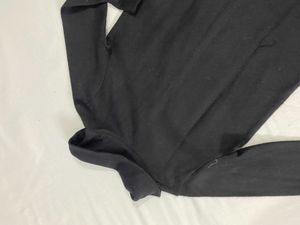 Korean Black Winter Dress