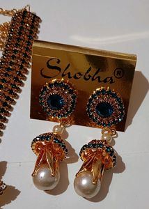 Indian Necklace With Earing