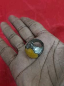 Vintage Yellow Stone Ring