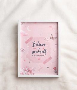 Believe in Yourself – Pink Aesthetic Motivational