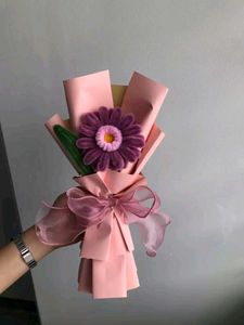 Chenille stem floral bouquets