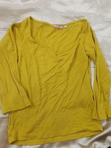 Mustard Y2K Top