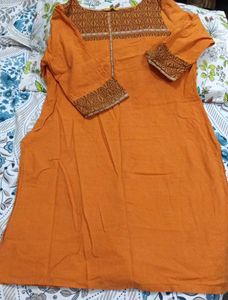 Beautiful Orange 🧡 Kurta