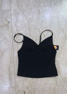 Classic Black V-Neck Cami Top