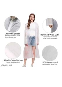 Stylish White Raincoat