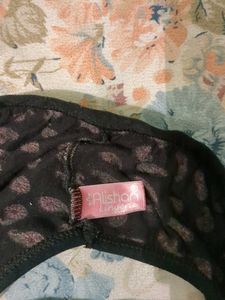 Black &amp; Pink Paisley Panties