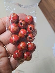 Assorted Wooden Beads.6 pack