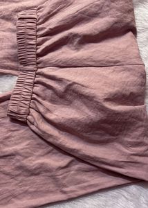 Cute Pink Wide Leg Pants