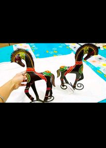 Set of 5 Metal Decors Animals