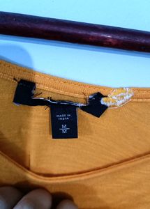 Yellow Puff Sleeve Top
