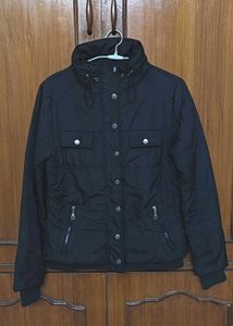 VILA Black Padded bomber Jacket