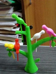 Bird Plastic Fruit Fork