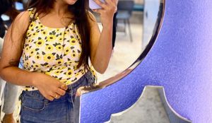 Sunflower Print Tank Top