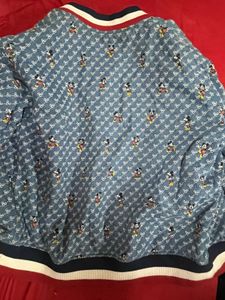 Disney Mickey Mouse Denim Bomber Jacket
