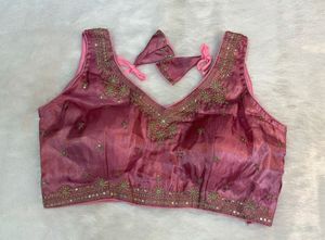 Embroidered Sleeveless Rose Blouse