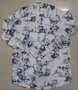 Men's Abstract Print Casual Shirt