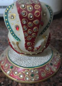 Exquisite Marble Ganesha Idol
