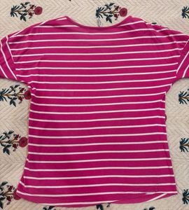 Pink Striped T-Shirt